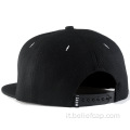 Ricamo 3d logo personalizzato flat brim snapback